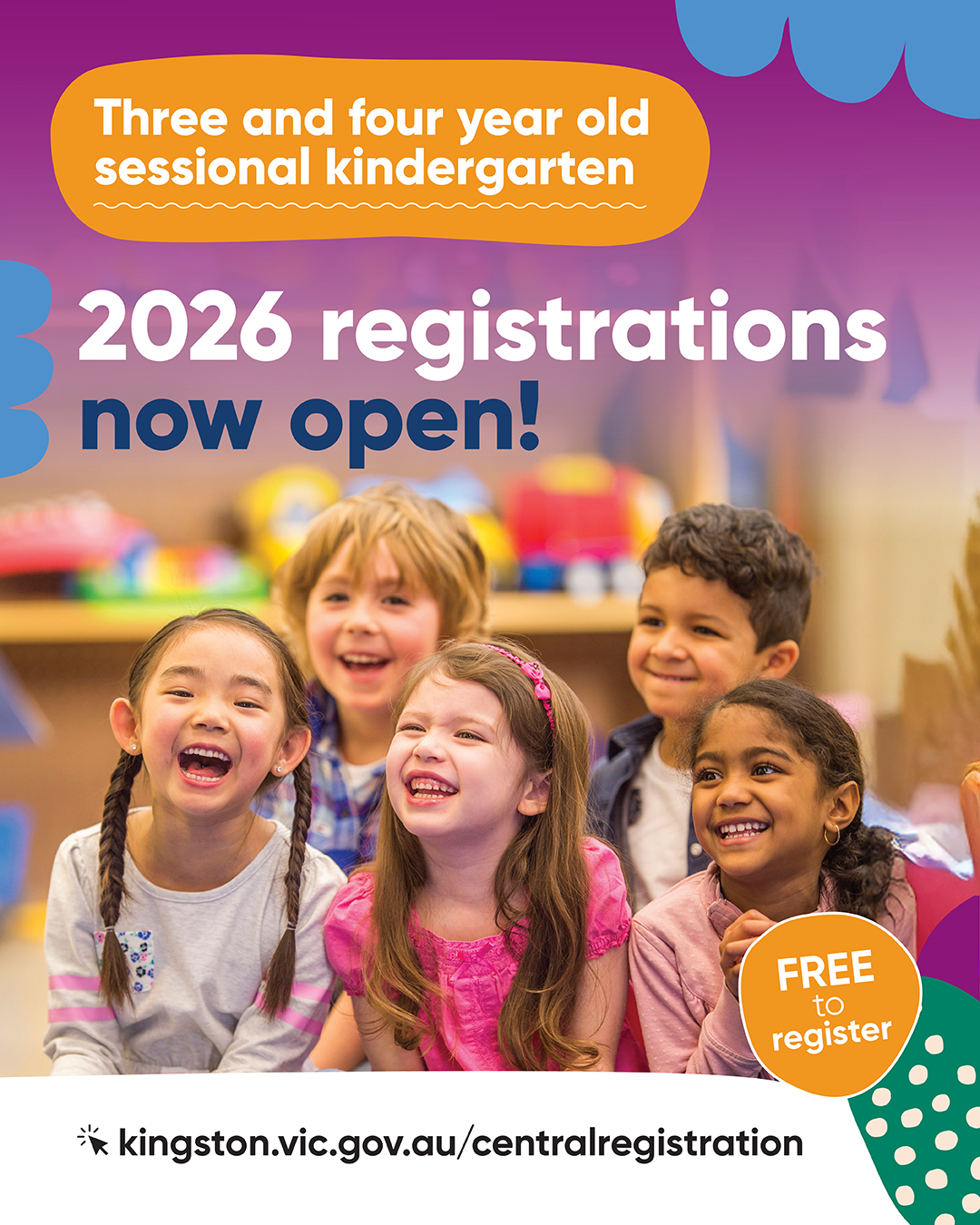 Sessional kindergarten registrations... - City of Kingston | Facebook