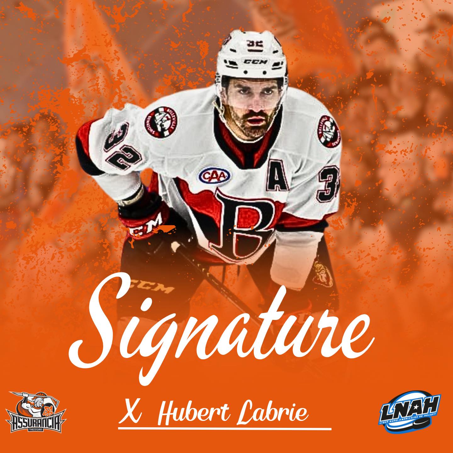 Ligue - SIGNATURE | 🖊️ L'Assurancia de Thetford a annoncé la signature ...