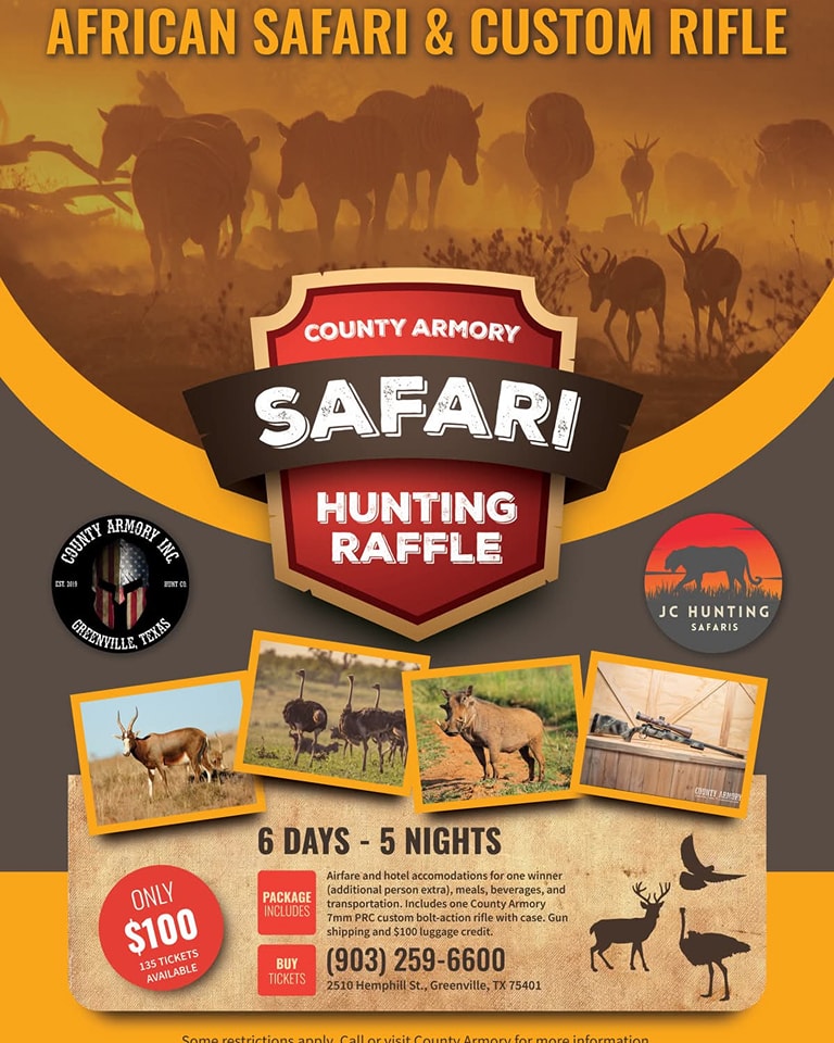 Tri-County - County Armory is proud to announce an exclusive raffle for ...