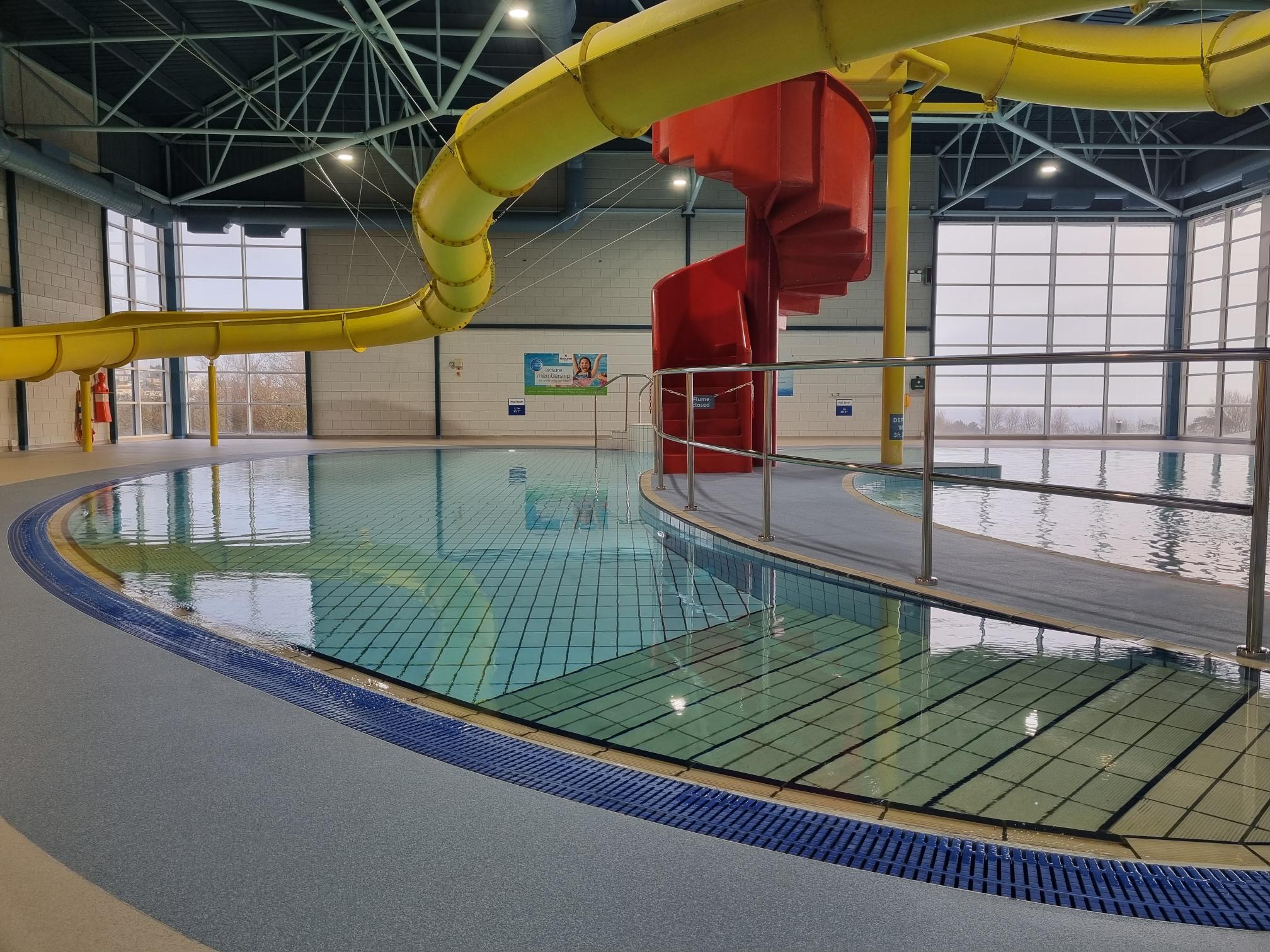 🫶💦🏊‍♀️Our Indoor Swimming Pool, Flume,... - Hoburne Devon Bay | Facebook