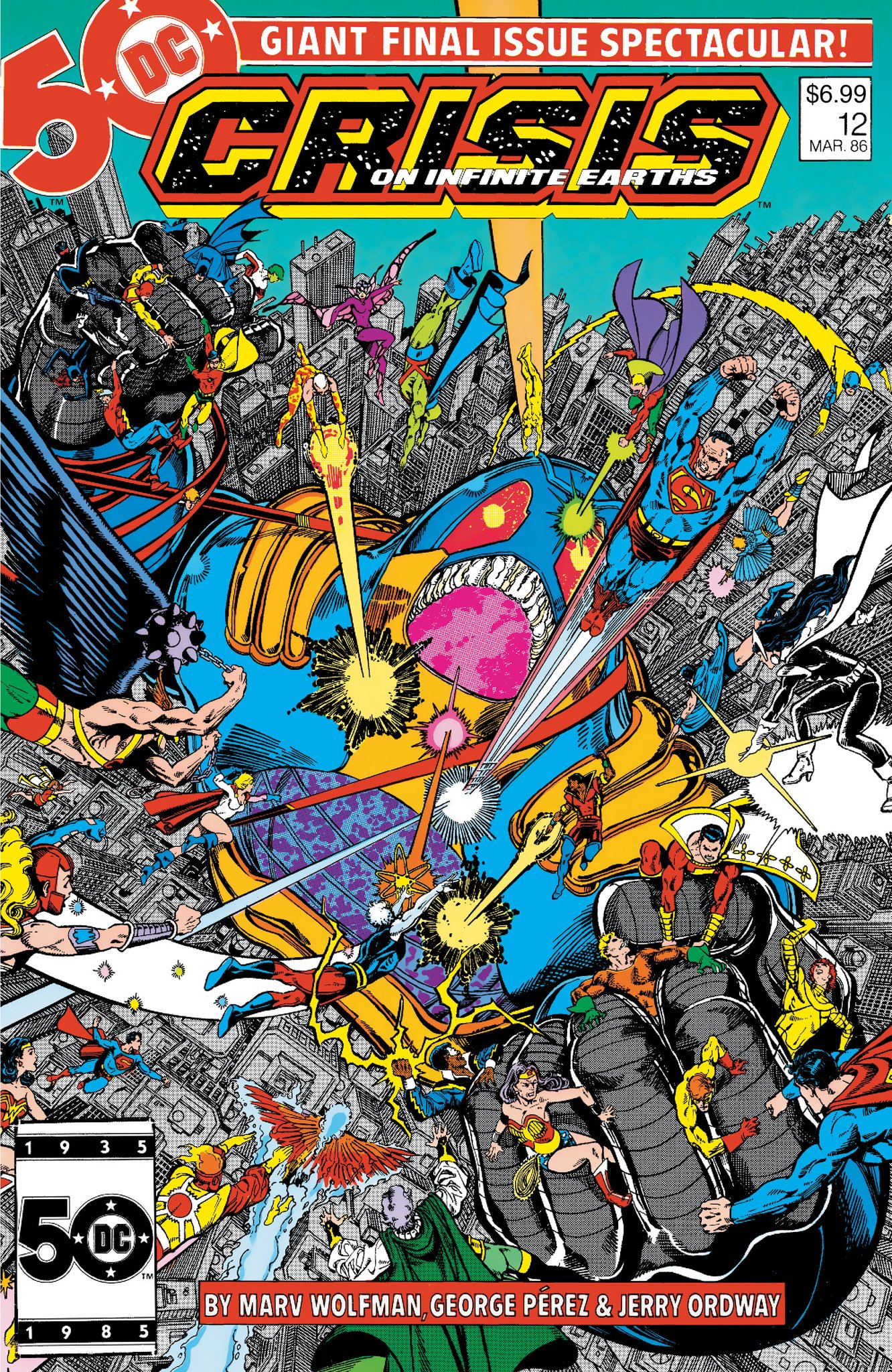 PHIL'S - CRISIS ON INFINITE EARTHS #12 FACSIMILE EDITION CVR B GEORGE ...