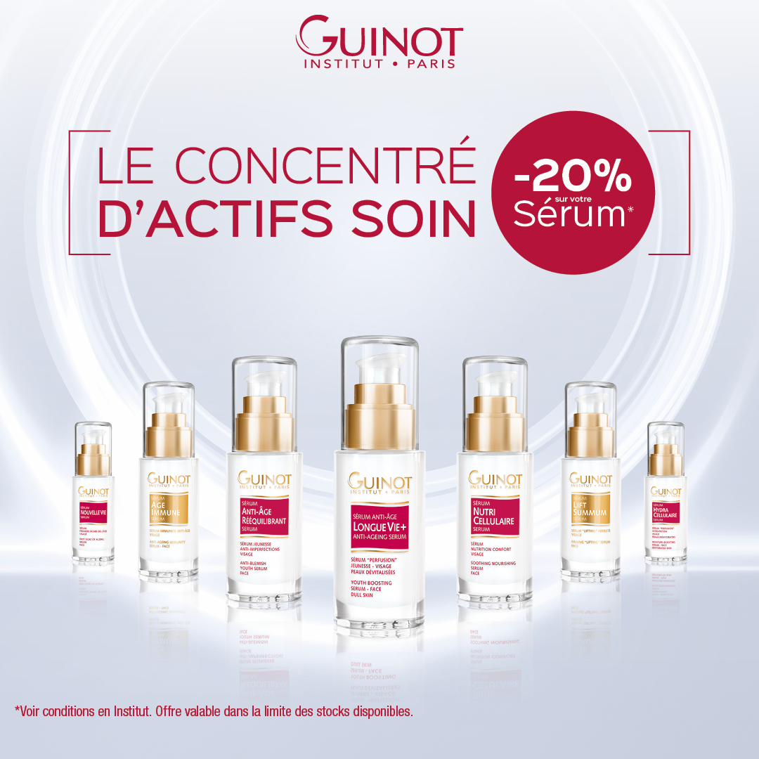 Sérum Longue Vie Guinot - Perfusion Jeunesse Pour Peaux Dévitalisées, Expire 06/2025