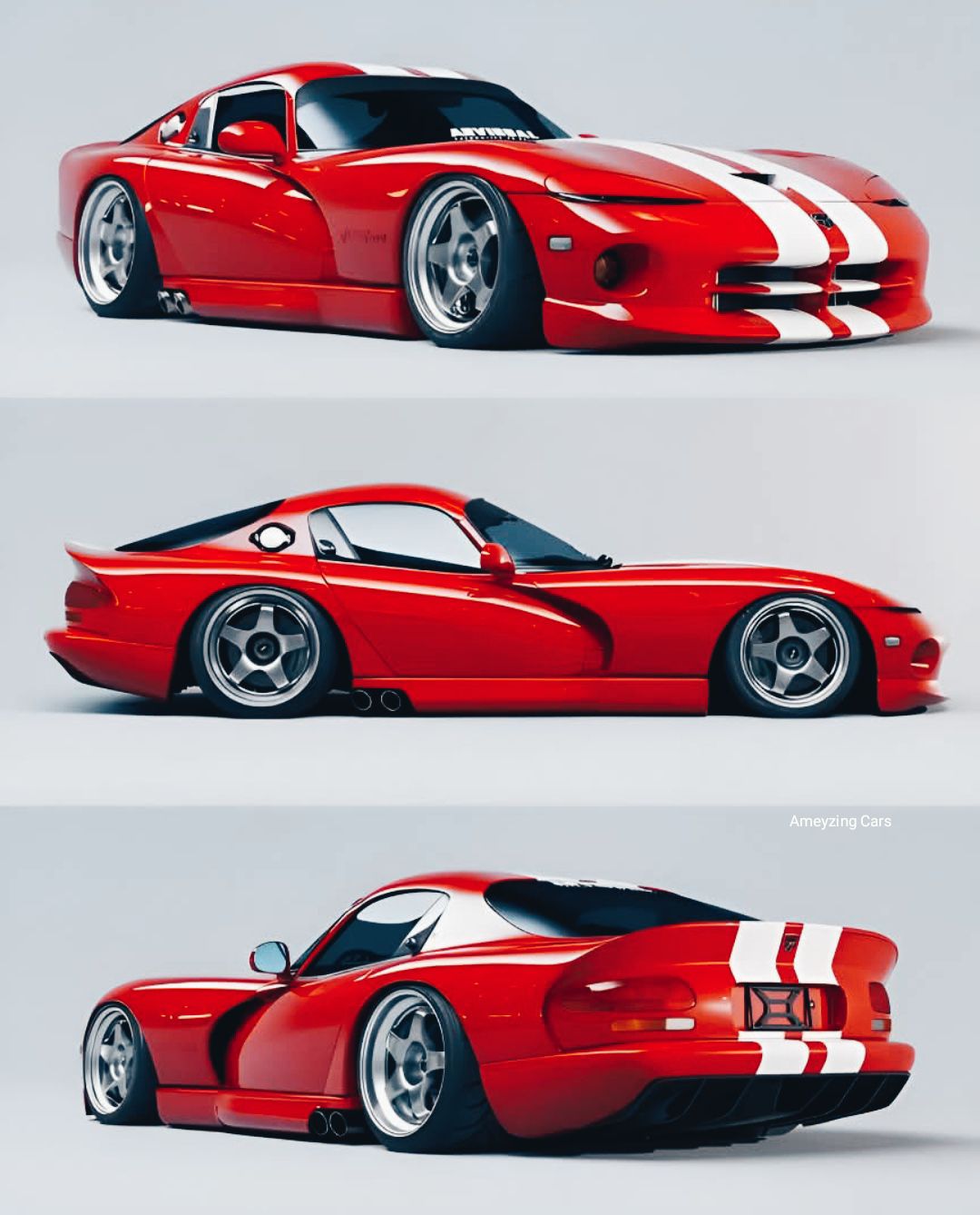 Amazing - This car is a highly customized Dodge Viper GTS, identifiable ...