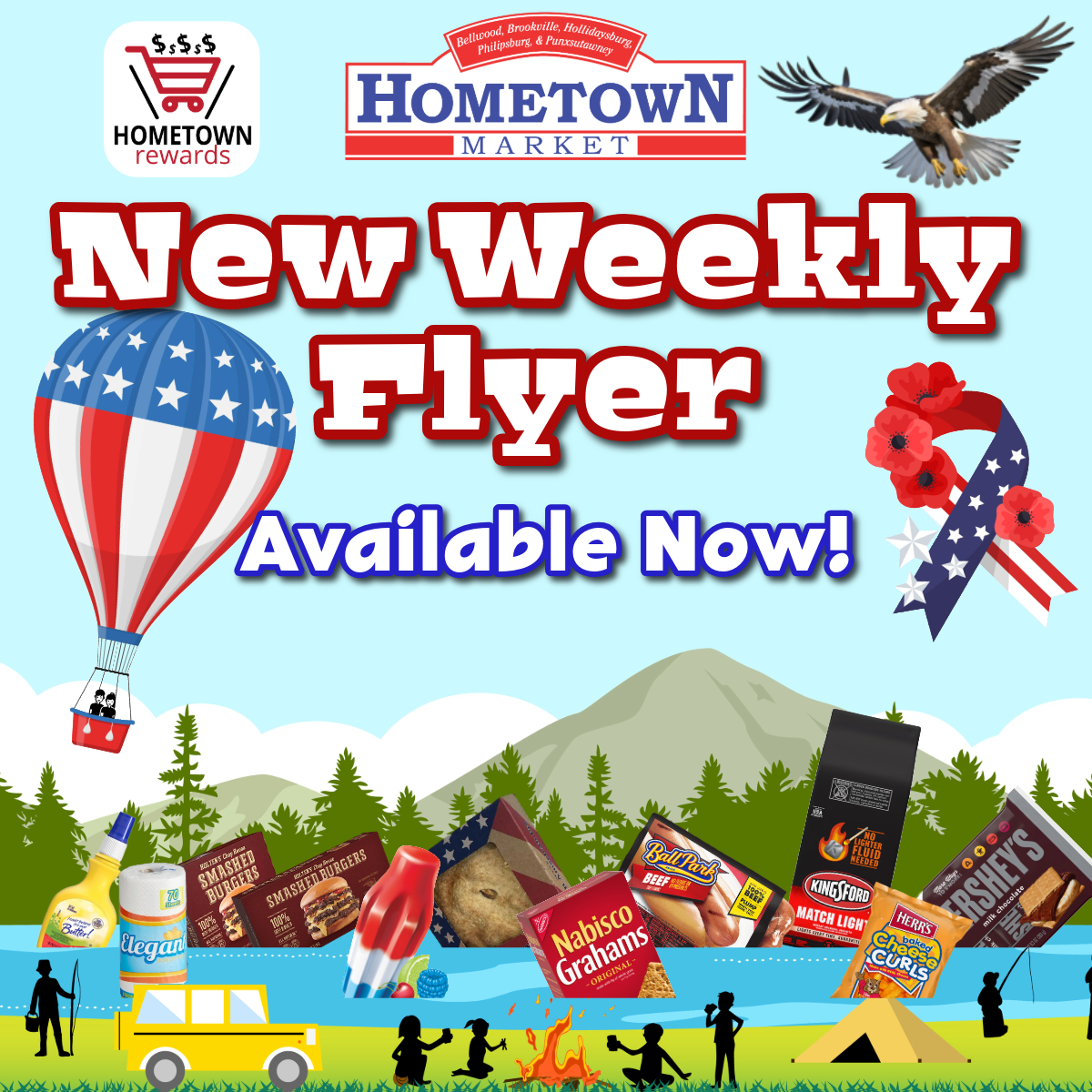? Happy Memorial Day Week from Hometown Market! ? Our new weekly 