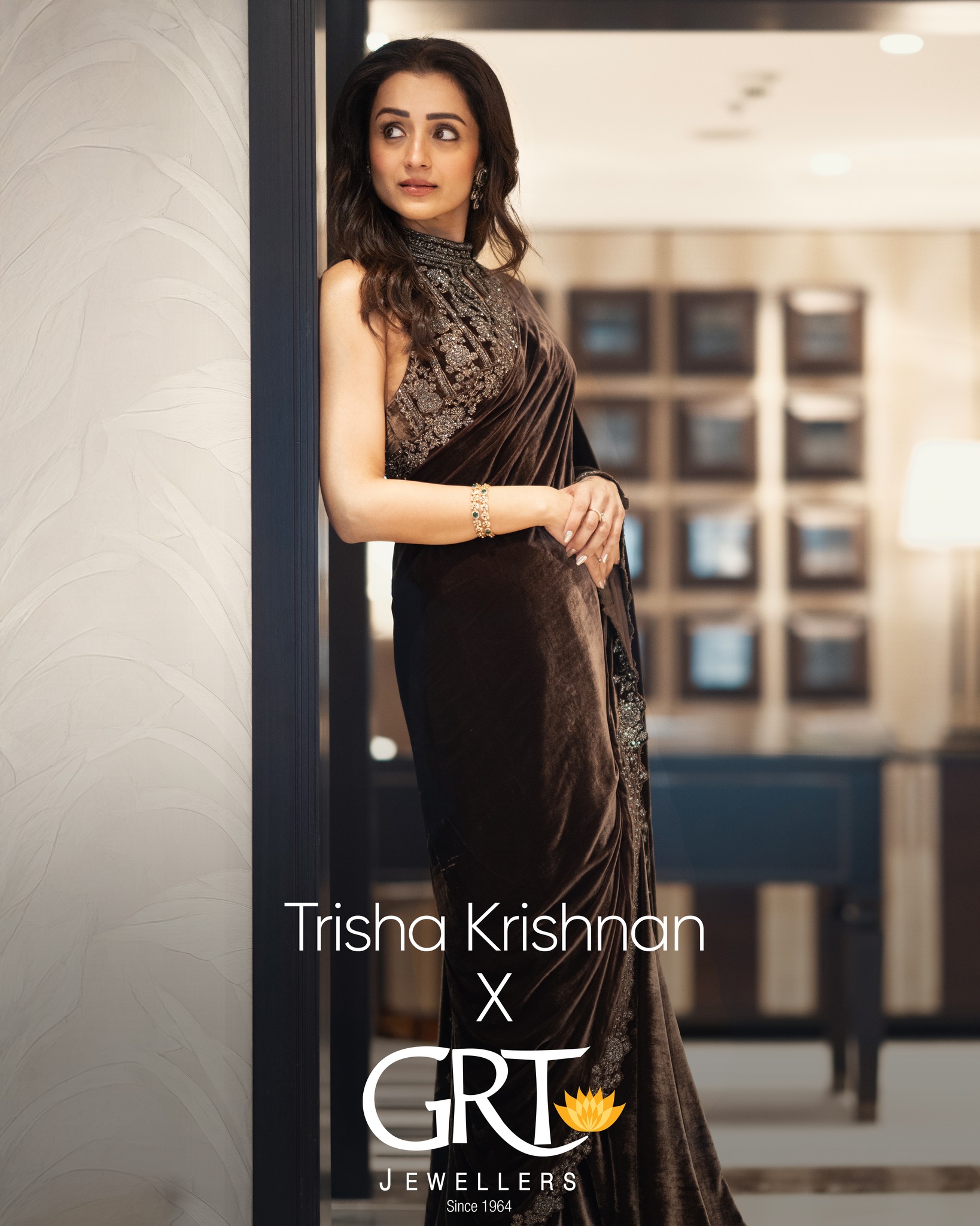GRT Jewellers - Trisha Krishnan shines in GRT’s diamond... | Facebook