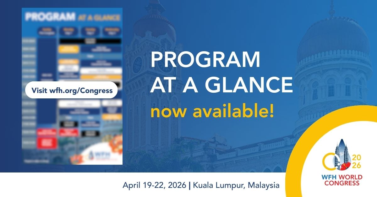 World - 📅 The #WFHCongress2026 Program-at-a-Glance is here! Get a ...