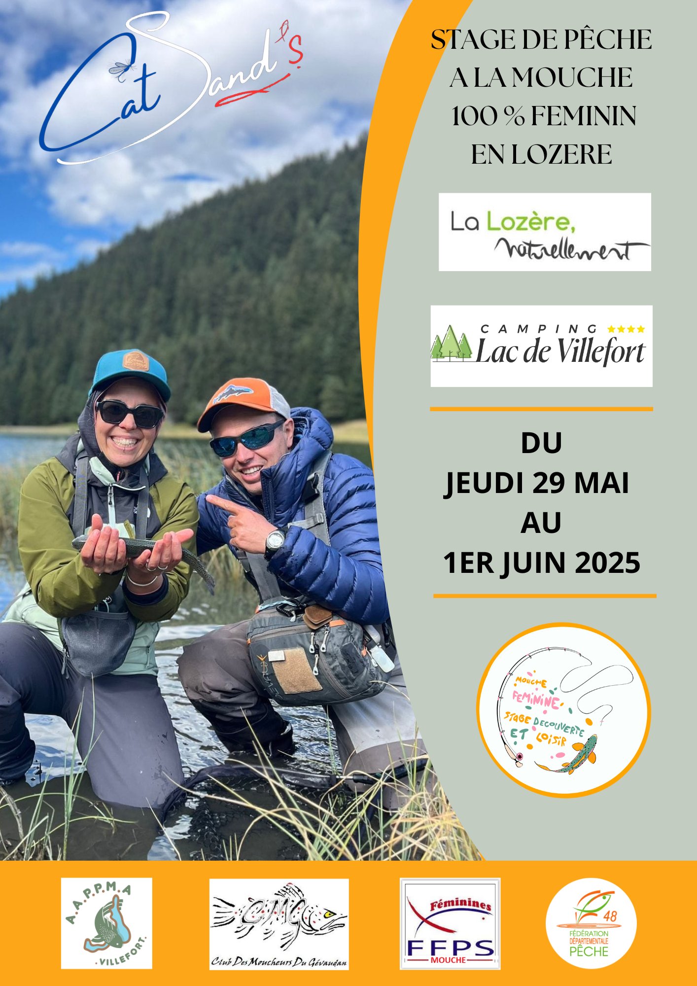 FFPS - 🎣 STAGE FEMININES LOZERE 🎣 La FFPS Mouche en partenariat avec le ...
