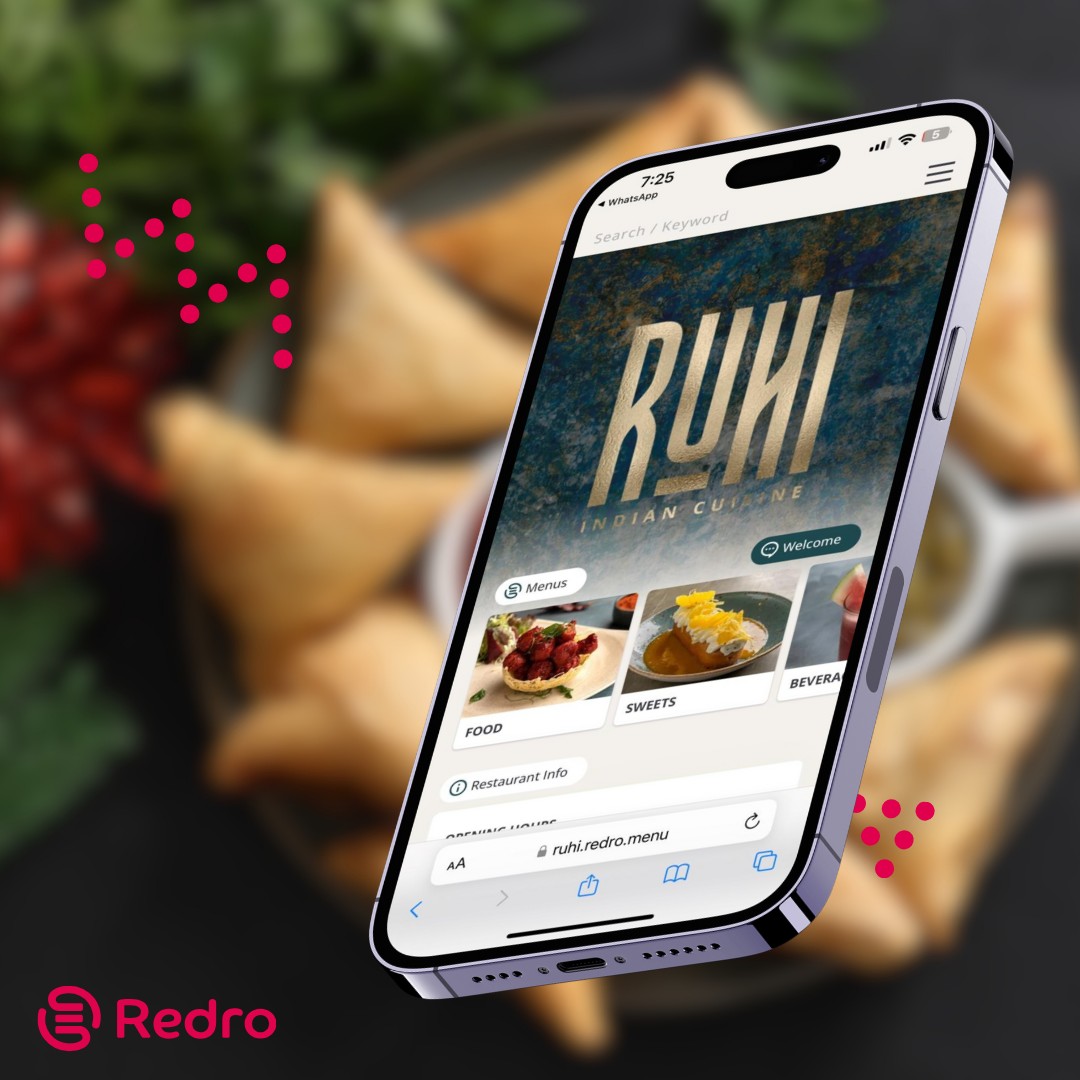 Redro - The digital menu for Ruhi is now live, and it's... | Facebook