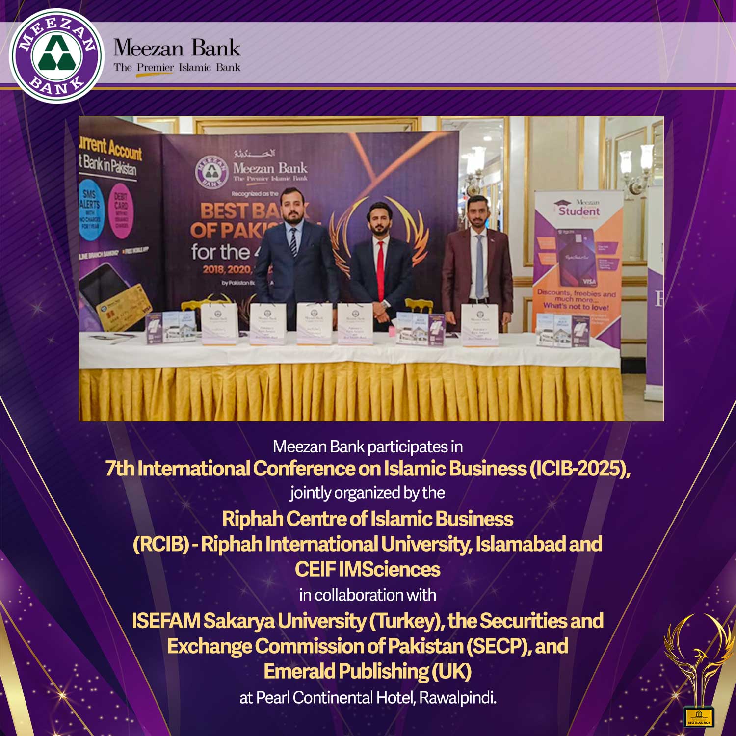 Meezan - Meezan Bank participated in 7th International Conference on ...