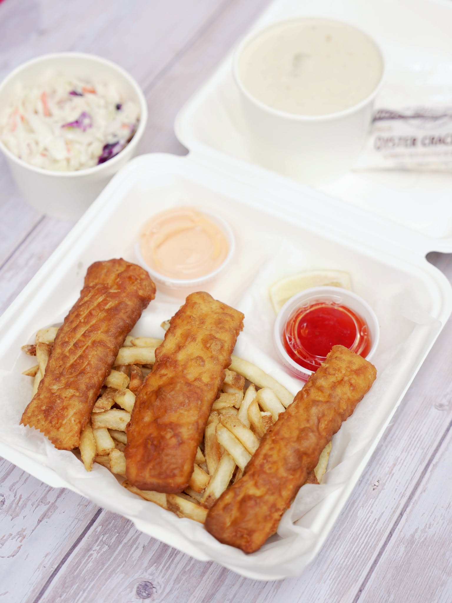 Catchin’ Fish & Chips at Stampede Rodeo & Bullriding