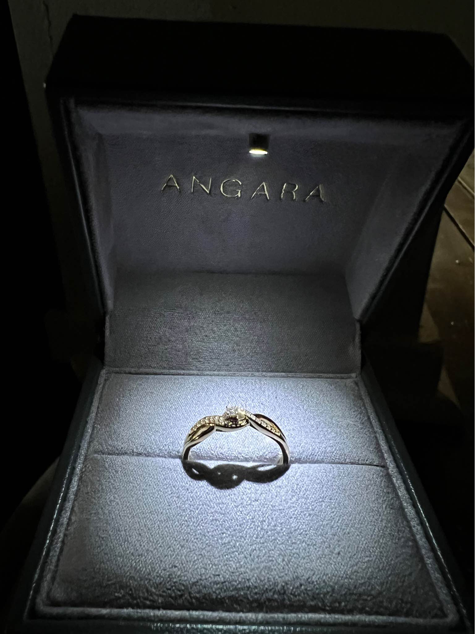 Angara 14k Gold Diamond Ring - Rings - Fleischmanns, New York ...