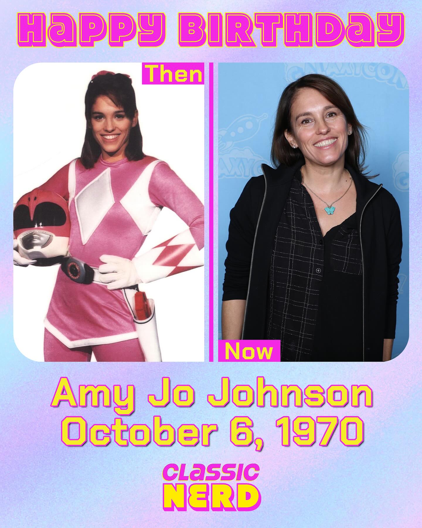 Classic - 55 years ago TODAY, the original Pink Ranger was born. Of ...