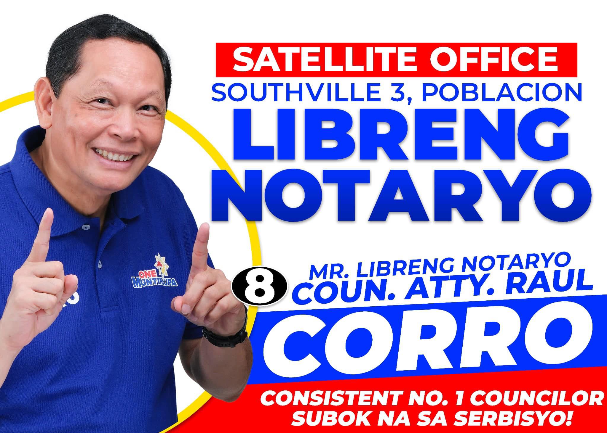 Councilor Atty. Raul R. Corro