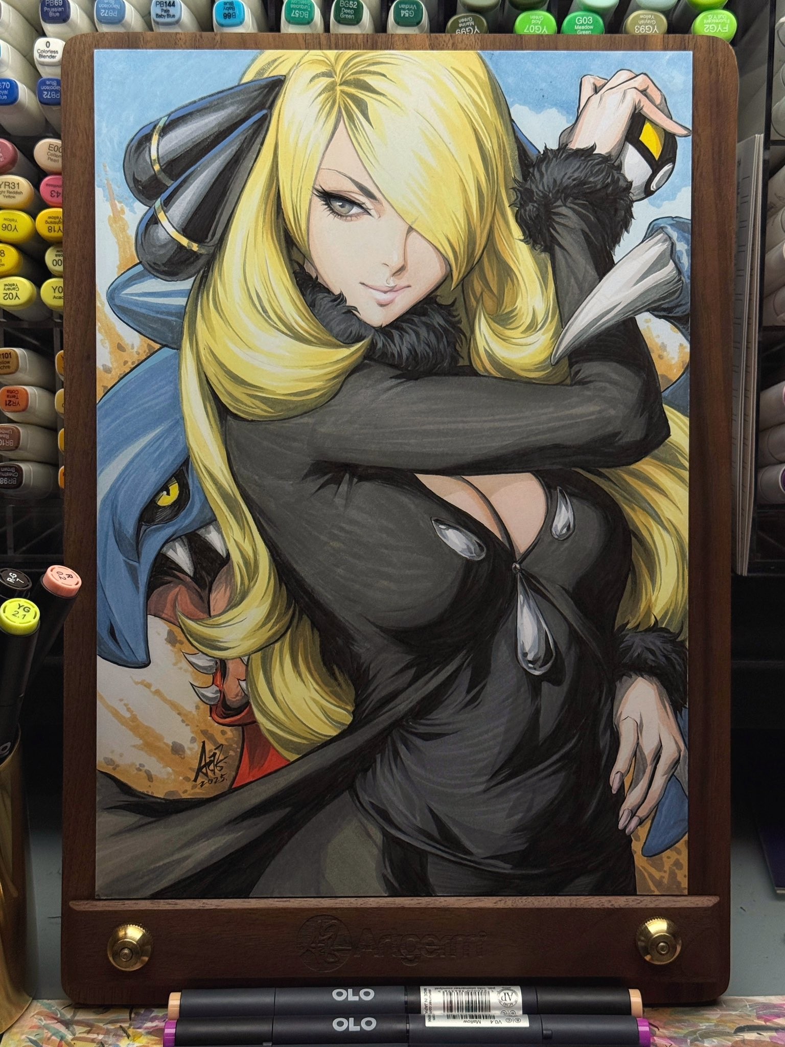 The Champion of Sinnoh, reimagined with #Artgerm's signature