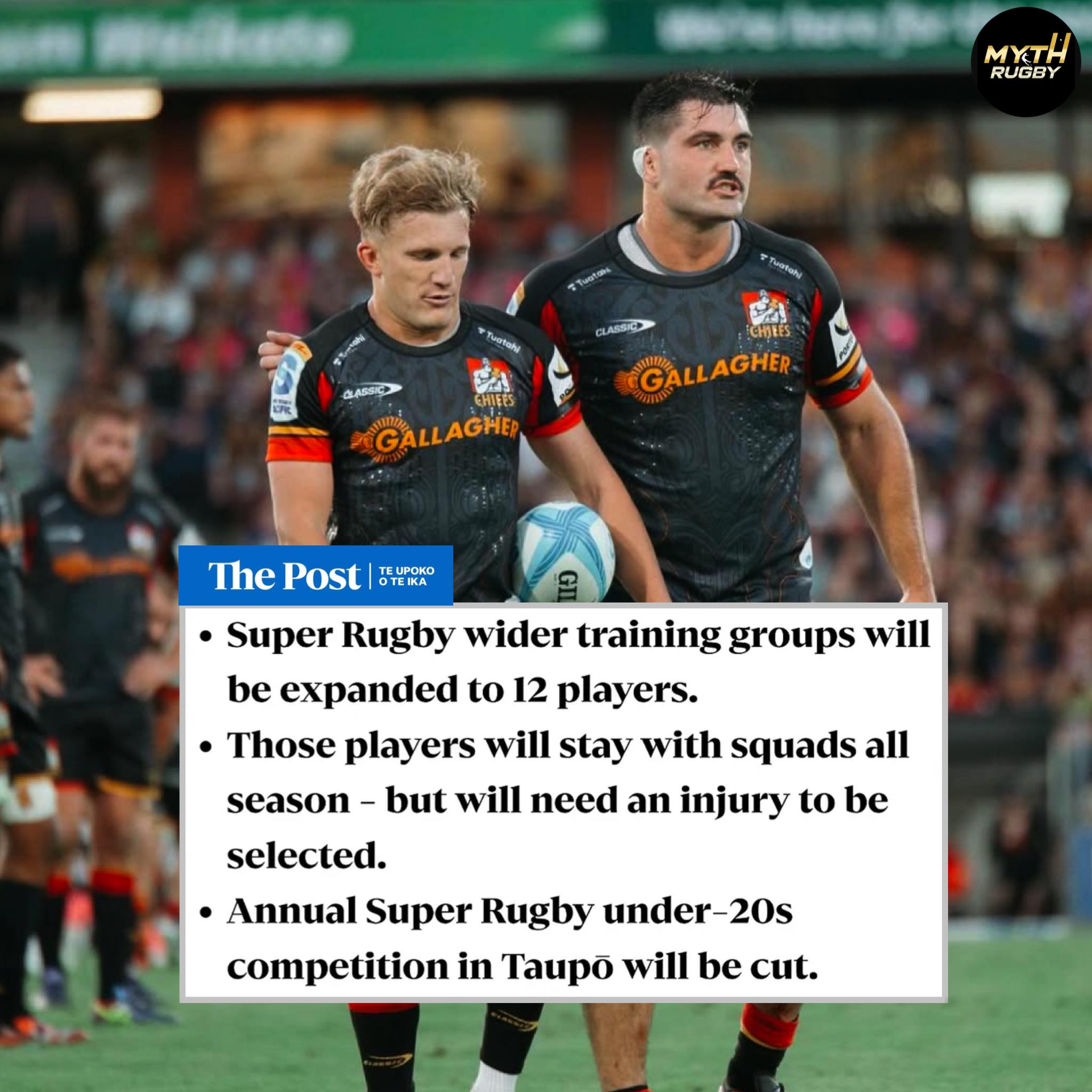 Myth - Starting next season, each of the five New Zealand Super Rugby ...