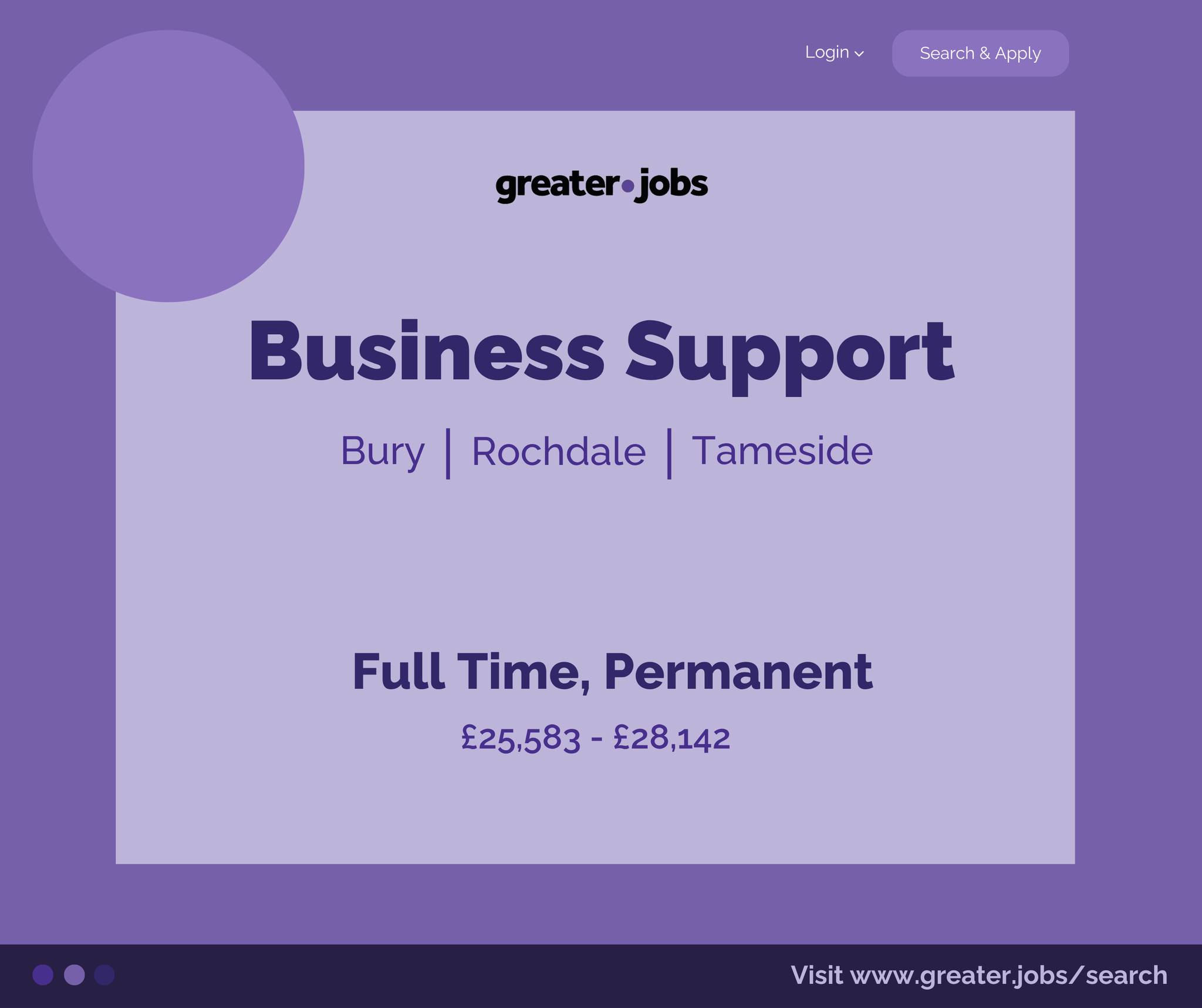 greater.jobs - 🧑‍💼Business support roles available!👩‍💼... | Facebook