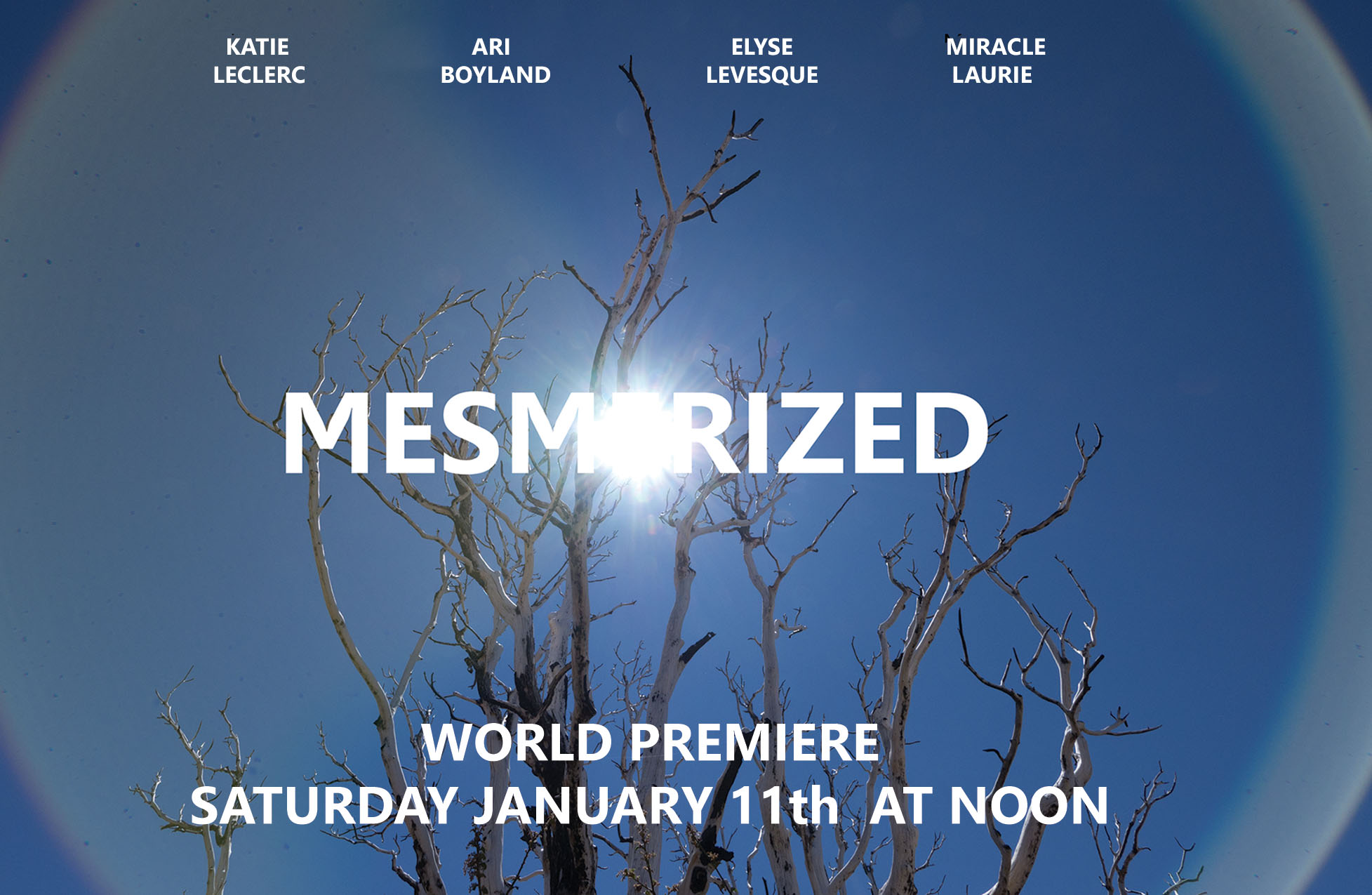 Seven - Excited to announce the WORLD PREMIERE of MESMERIZED starring ...