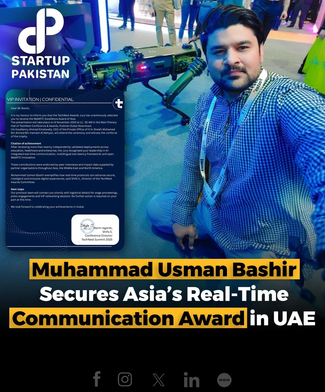 Muhammad Usman Bashir is a... - Startup Pakistan | Facebook