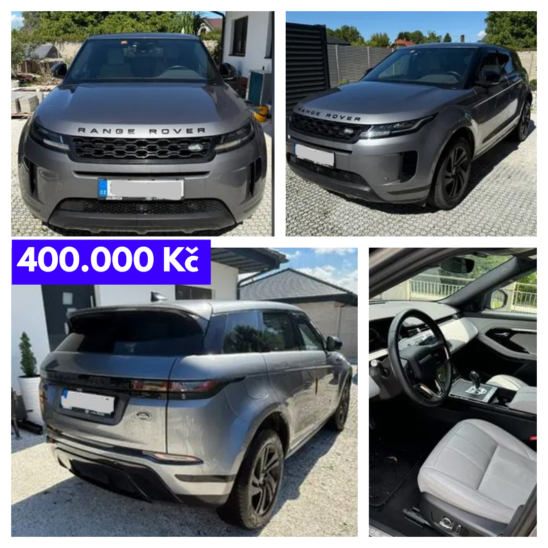 Dražby - Range Rover Evoque - 400.000 Kč ️ https://www.extrh.cz/13-10 ...