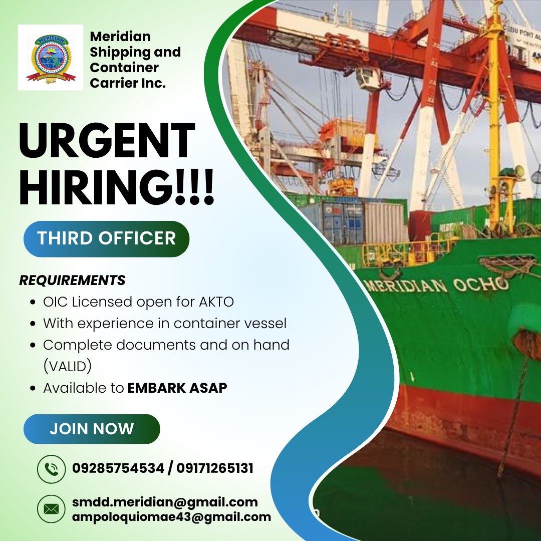 Meridian... - Meridian Shipping and Container Carrier Inc.