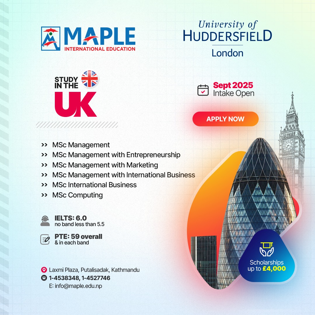 Maple - Study at the University of Huddersfield – London Campus, UK 🇬🇧 ...