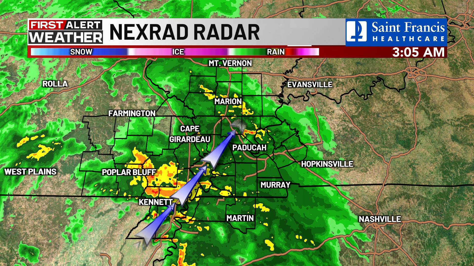 KFVS-TV - First Alert: Heavy rain is likely at times this... | Facebook