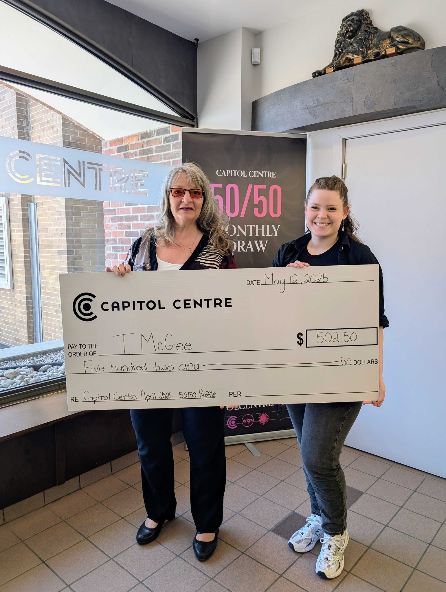 Capitol - Congratulations to Tina, our April 50/50 Winner! 🥳 She's ...