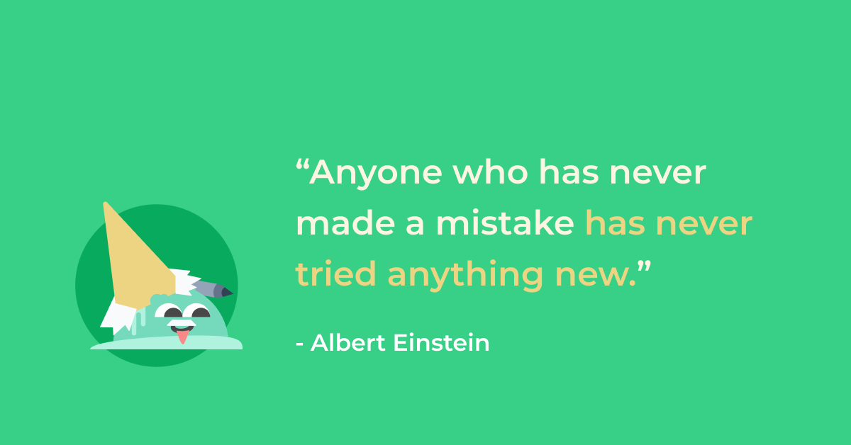 Mistakes journal - [🇵🇱 polska wersja poniżej] “Anyone who has never ...