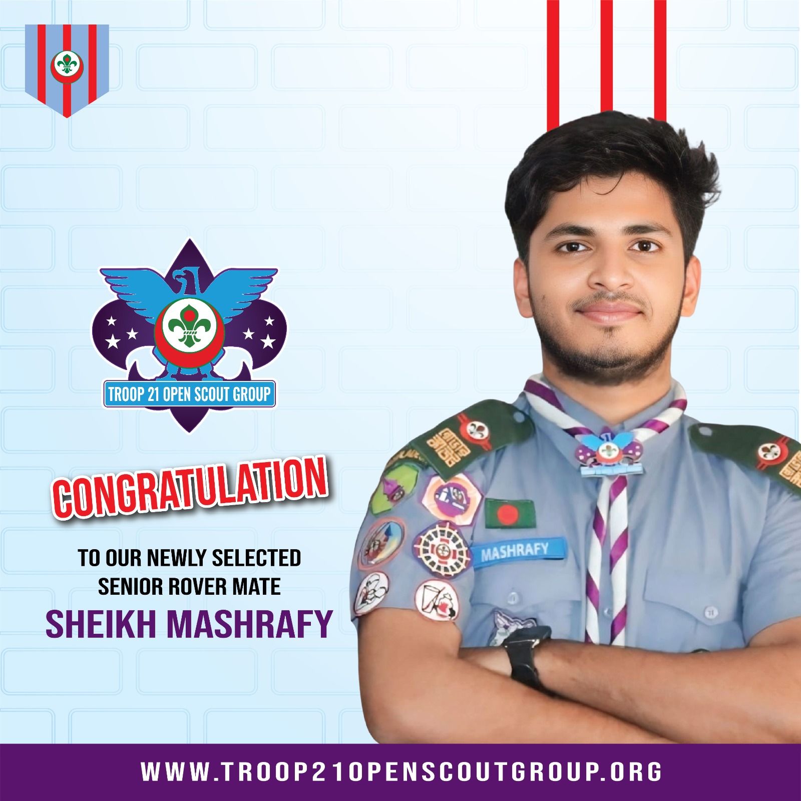 Troop - 🎉 Big Congratulations! 🎉 We are proud to announce that Sheikh ...