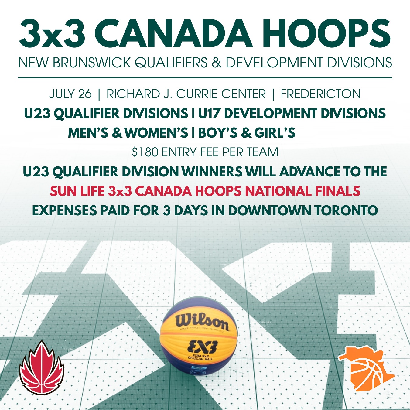 Basketball - BNB is hosting 3x3 Canada Hoops Provincial Qualifiers and ...