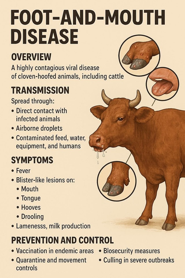 Painia - Foot-and-Mouth Disease (FMD) Overview: • FMD is a highly ...