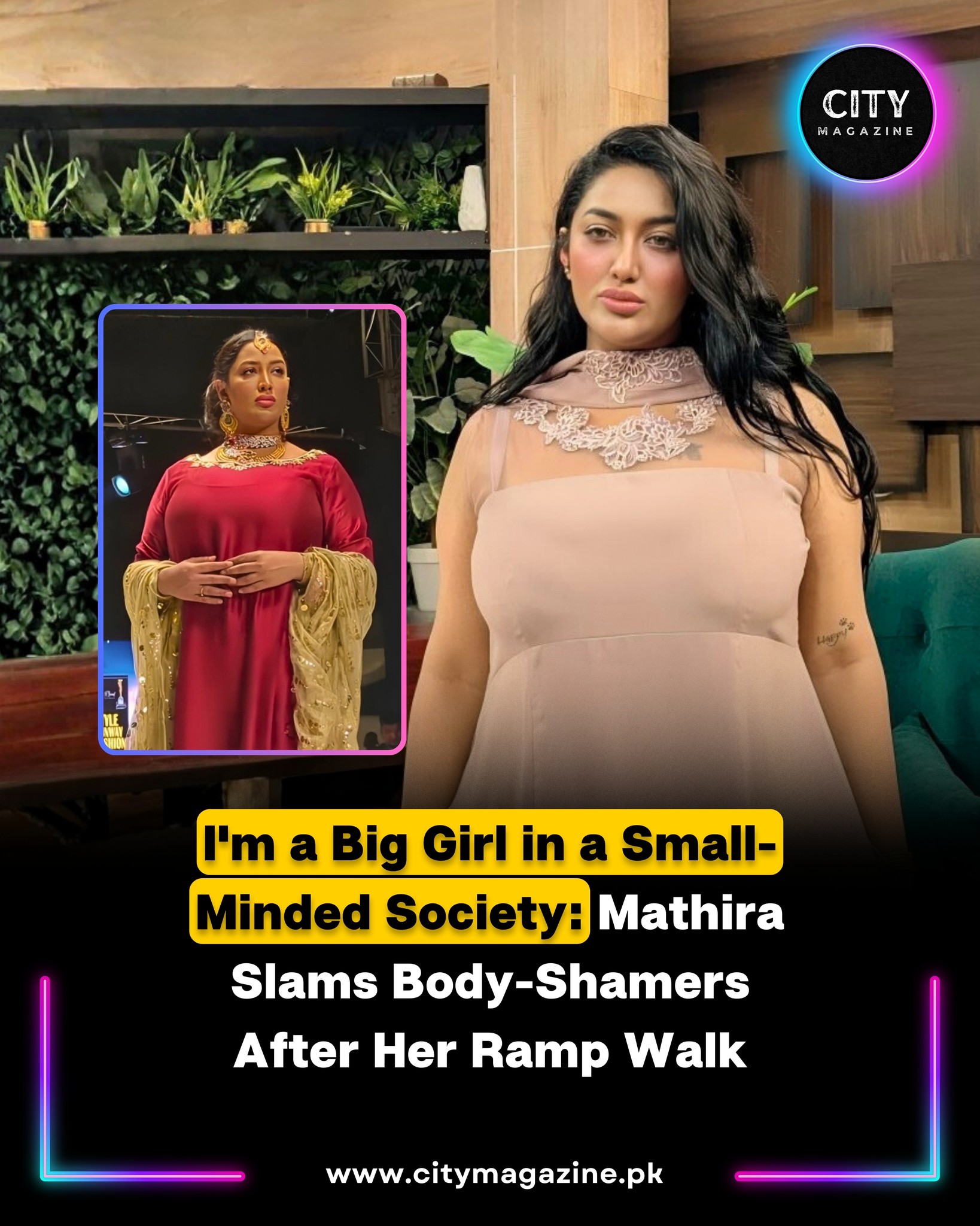 City Magazine - Mathira has strongly responded to... | Facebook
