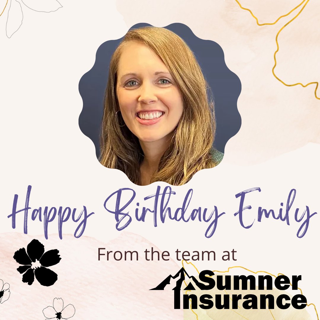Sumner - Happy birthday to our sweet, Emily! Emily works very hard ...