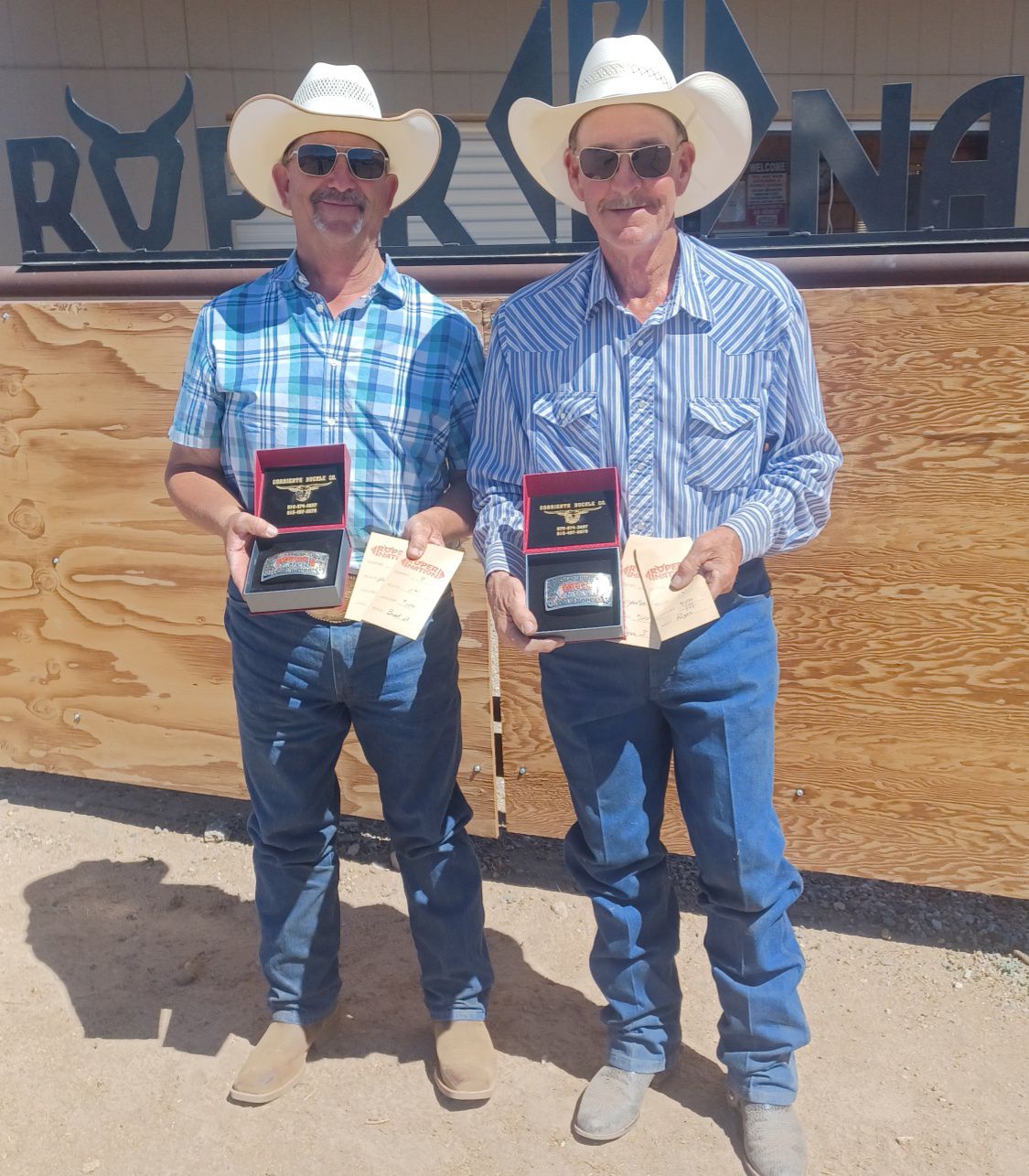 Roper - Roger Stockton & Brad Blagg won Corriente Buckles in the 9.5 ...