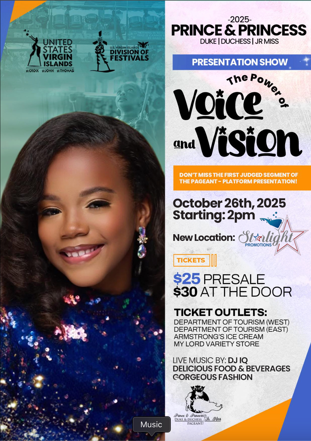 USVI - 🎤 The Power of Voice & Vision! 👑 The first judged segment of the ...