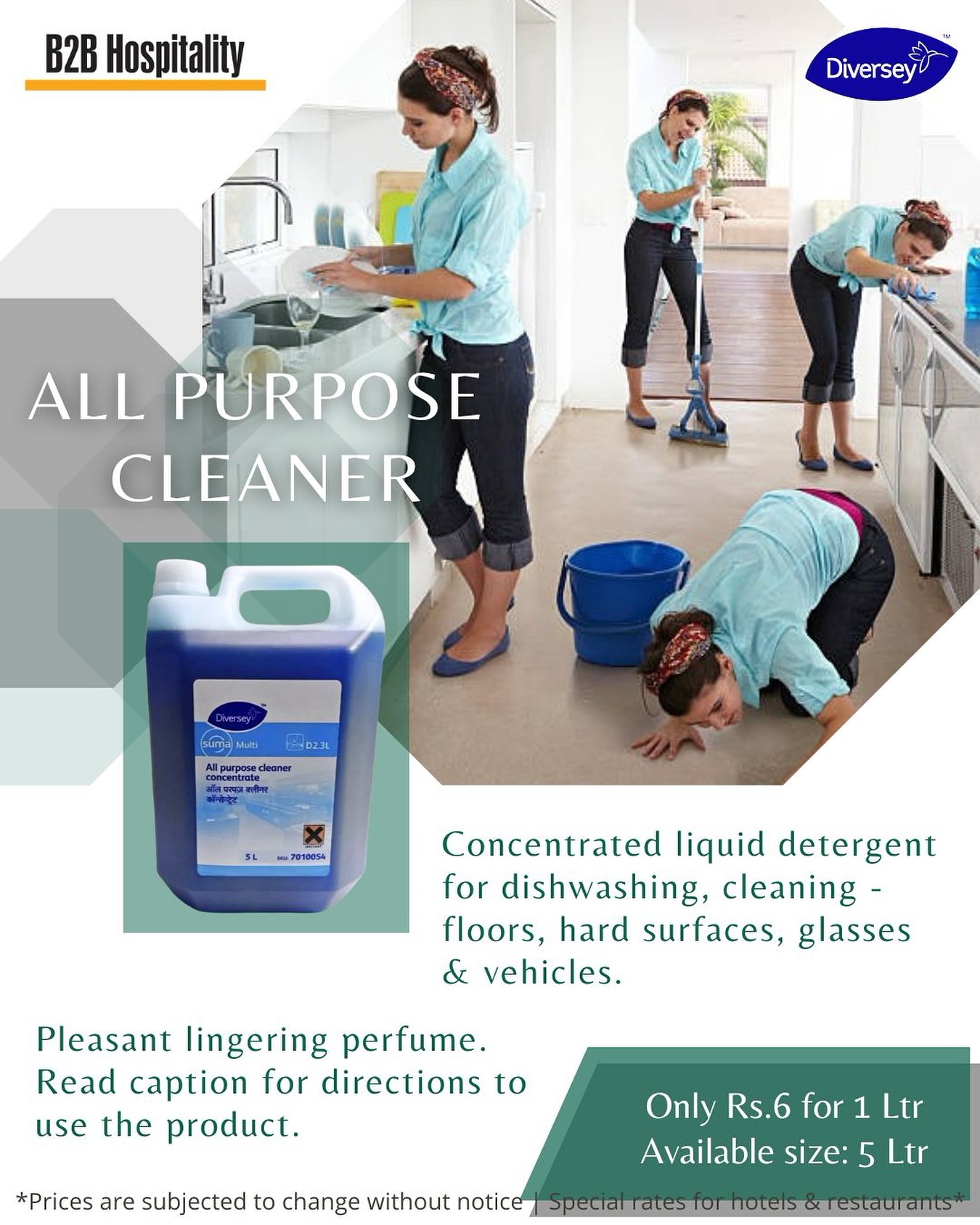 DIRECTION FOR USE: 1. Dish Washing: Use 20ml solution in 1ltr of 