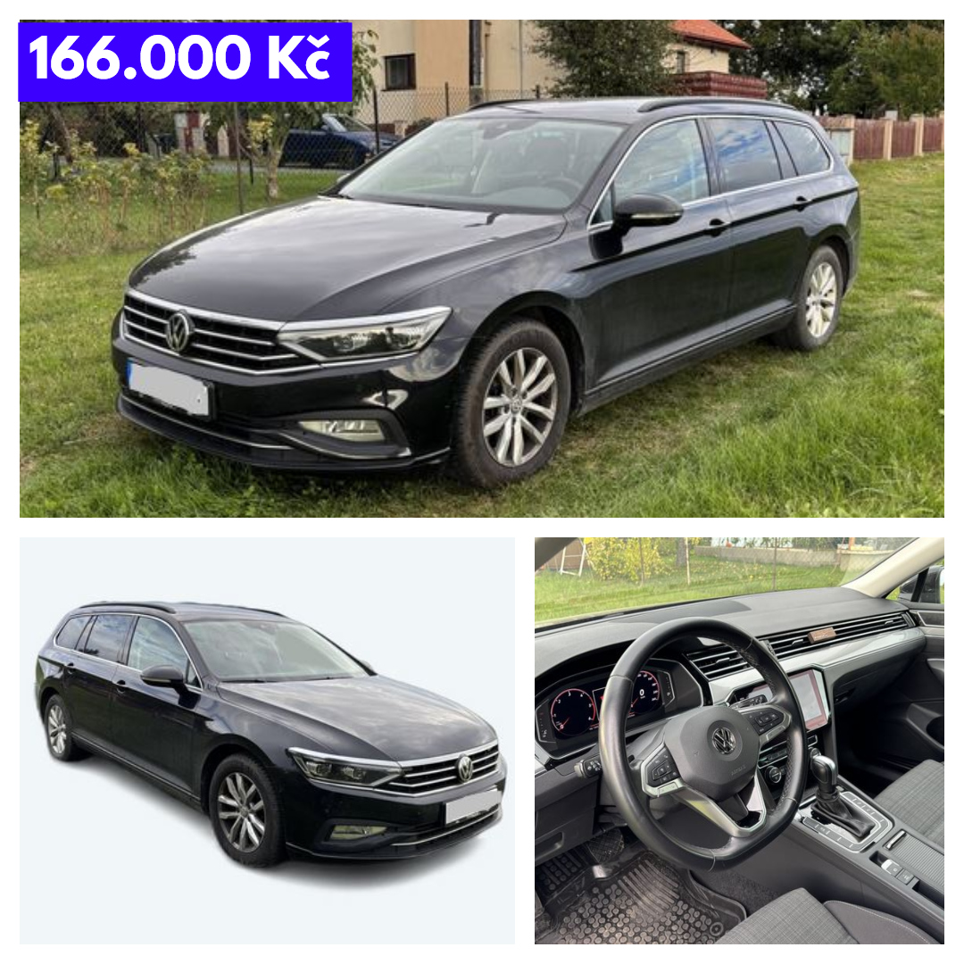 Dražby - Volkswagen Passat - 166.000 Kč ️ https://www.extrh.cz/do-10-10 ...