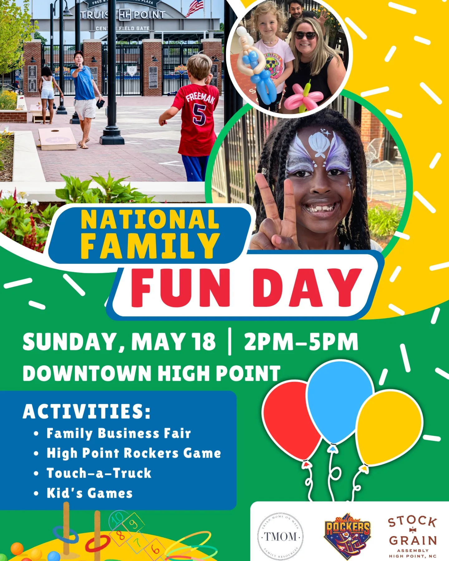 ⭐ Celebrate National Family Fun Day... - Triad Moms On Main | Facebook