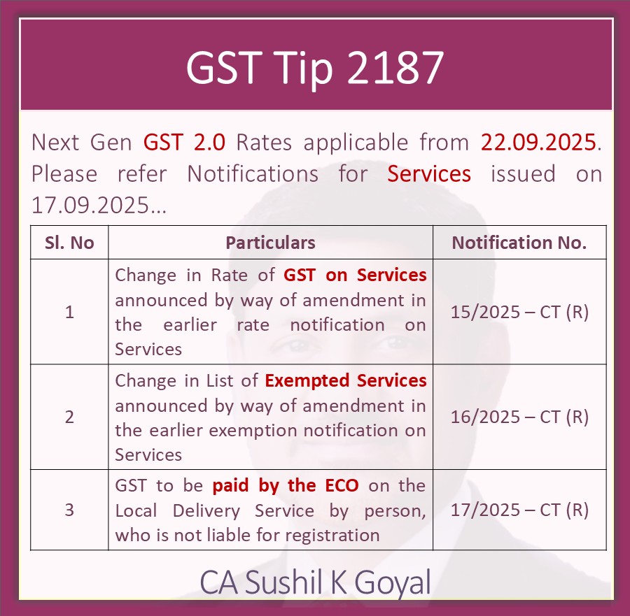 GST / Service Tax Speaker