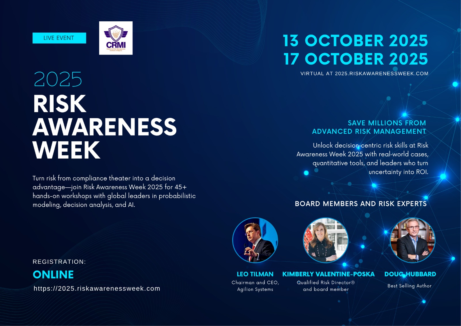 The Chartered - 🎉 It’s Risk Awareness Week! | October 13th – 18th, 2025 ...