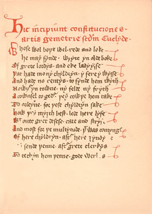 The Regius Manuscript: The... - Grand Lodge of Rhode Island | Facebook