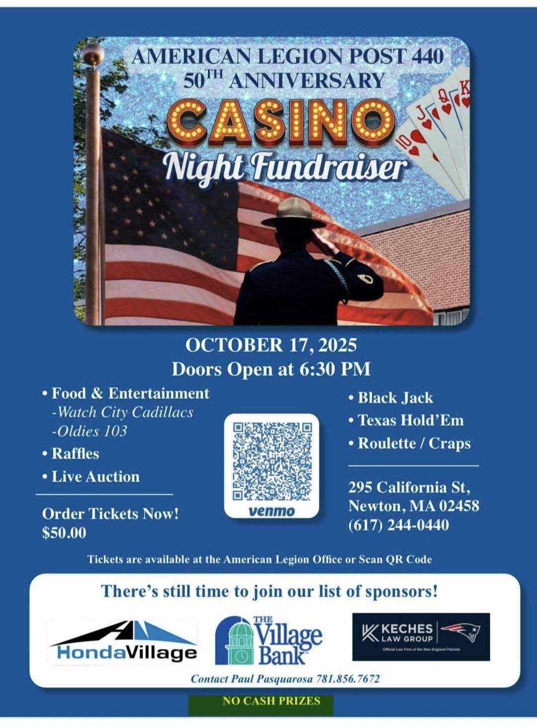 CASINO NIGHT FUNDRAISER!!