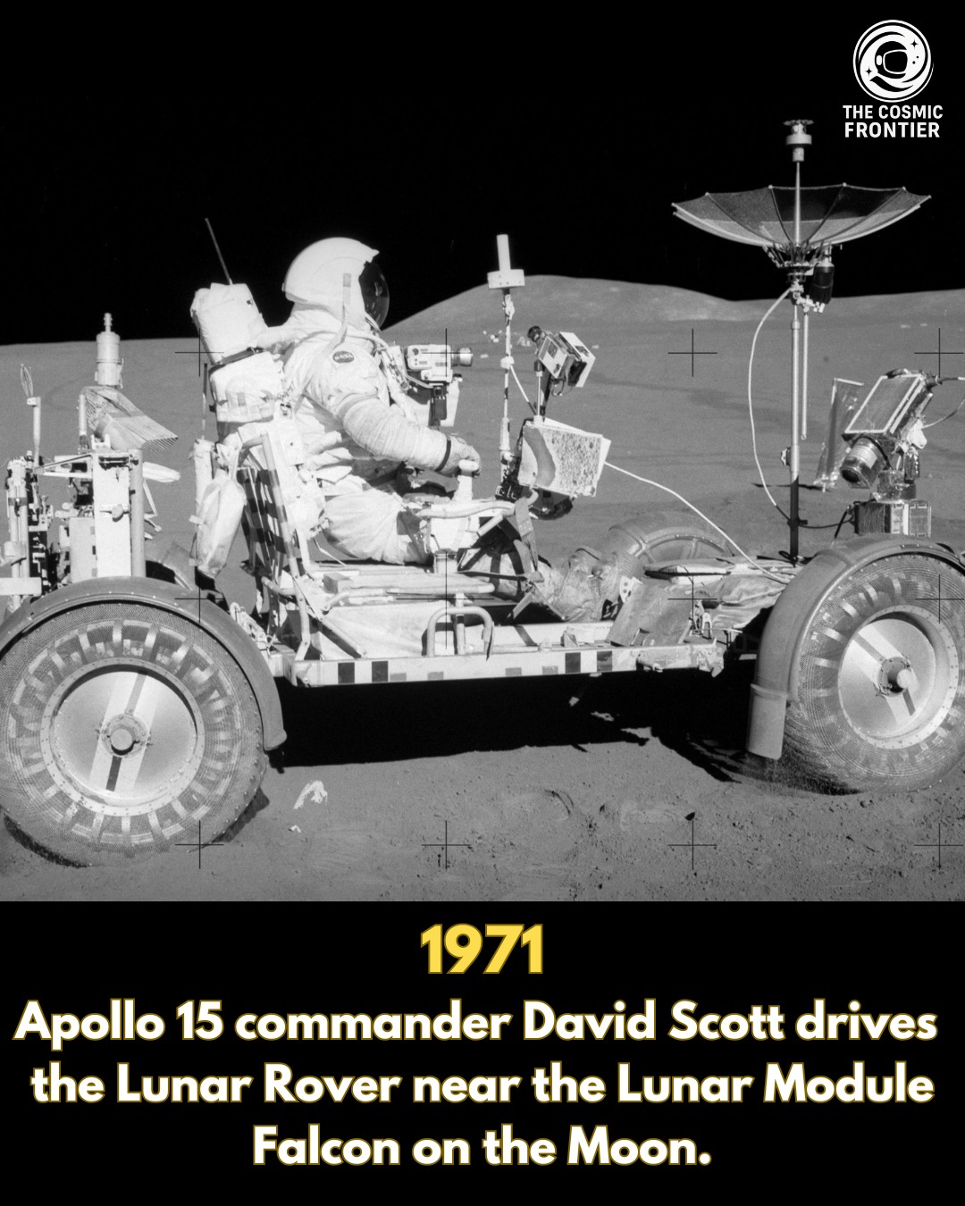 The Cosmic - Here’s a moment of lunar mobility in action: Commander ...
