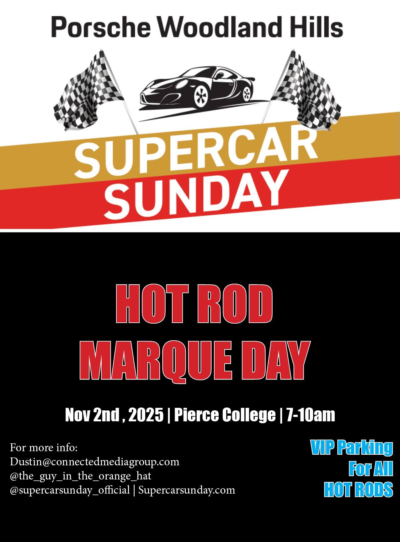 Supercar Sunday Hot Rod Marque Day - Sunday, Nov. 2nd, 2025