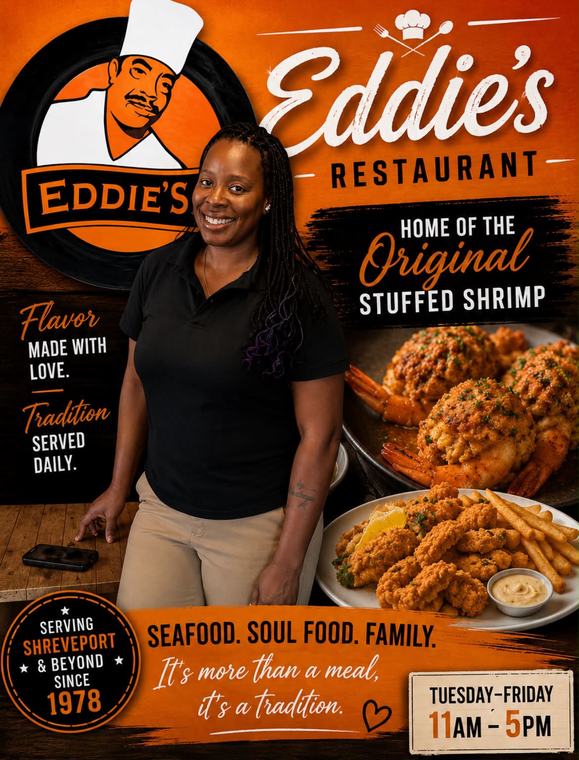Eddie's Seafood & Soulfood | Shreveport LA