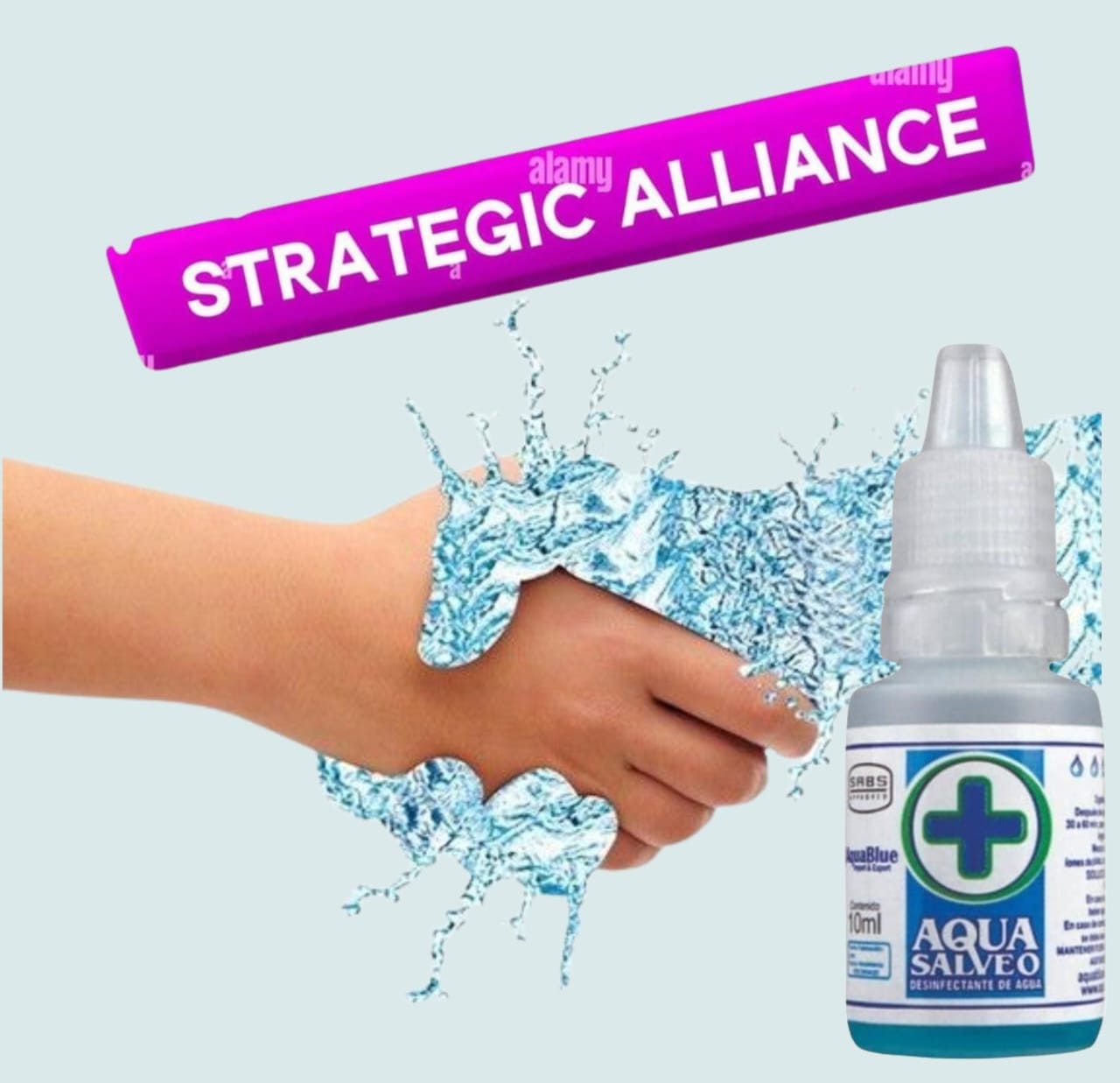 Aqua Salveo - Purificateur Et Désinfectant Naturel Aux Oligo-éléments (Cuivre, Zinc, Argent) - 10 Ml