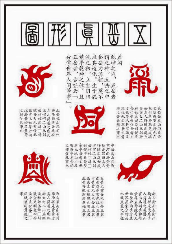 長治無極九天龍鳳宮- 修道之人保命護身的密碼：《五嶽真形圖》 《五嶽