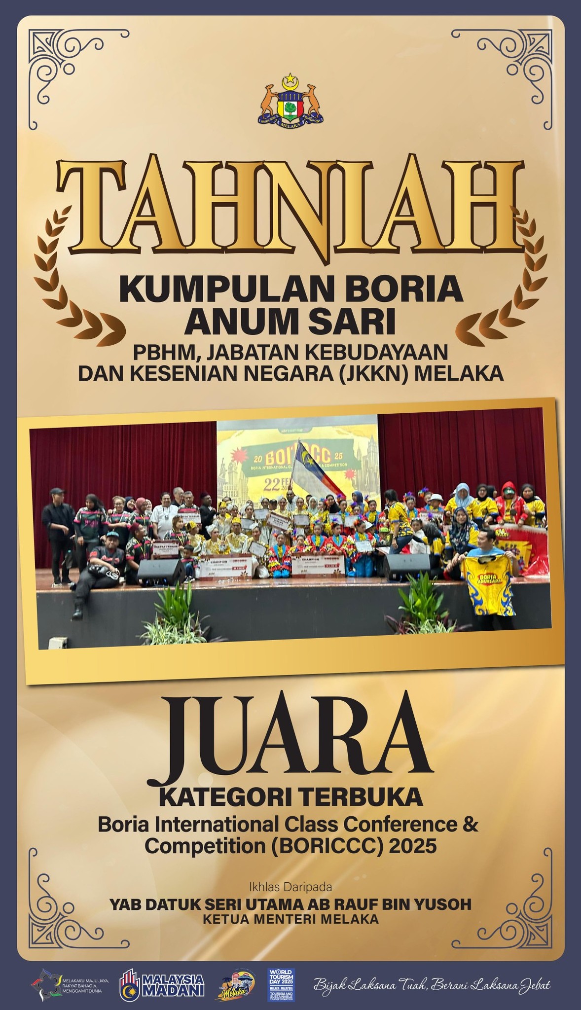 Ab - 4 Mac 2025 - Setinggi-tinggi tahniah kepada peserta-peserta cilik ...