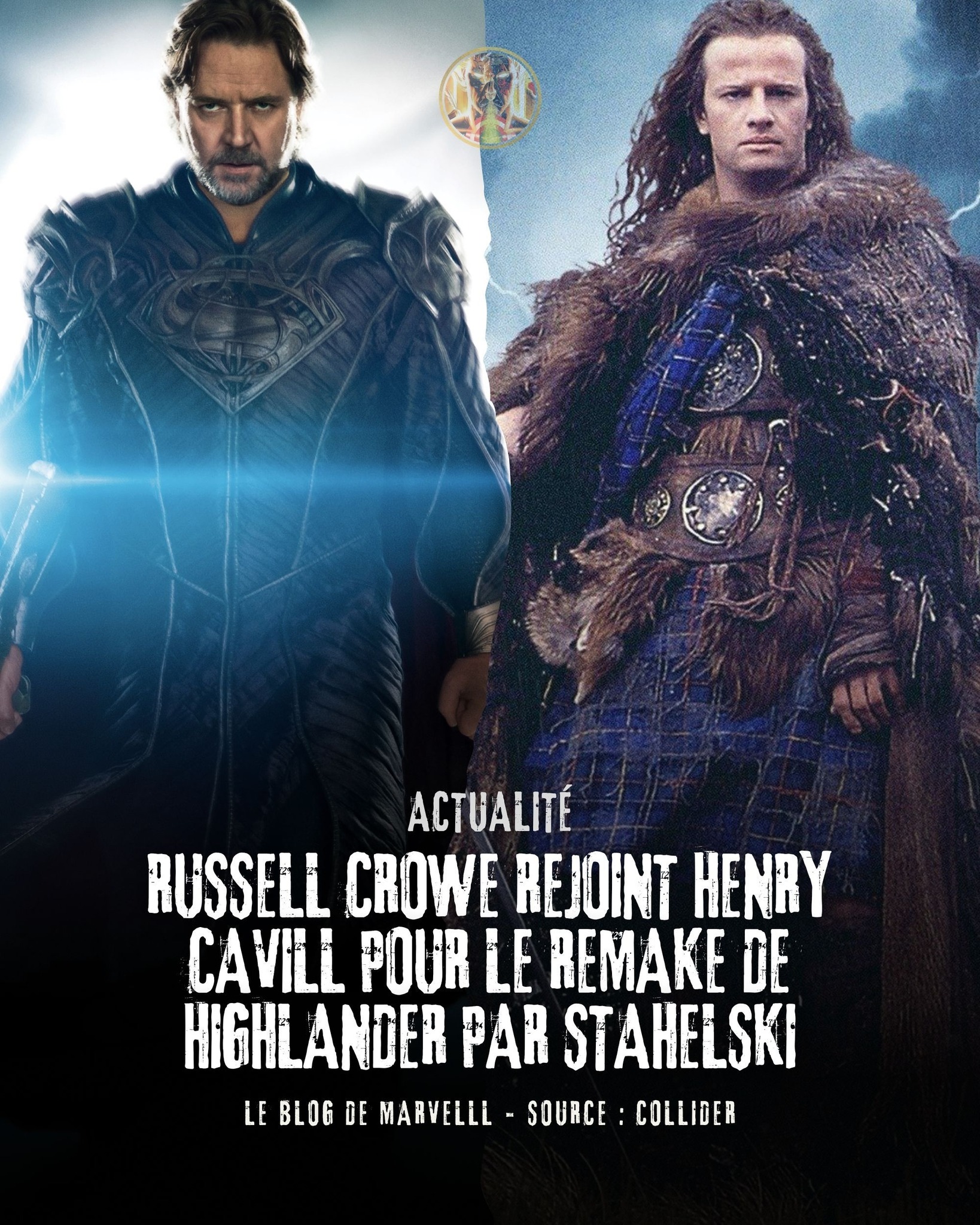 Le - Réunion de famille chez les immortels ! 👑⚔️ Russell Crowe retrouve ...
