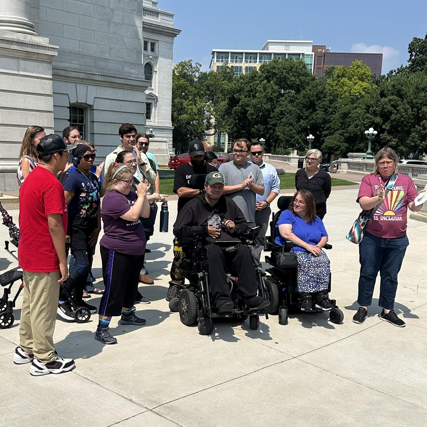 Carl Schulze, 44, traveled 125 miles over three weeks to advocate